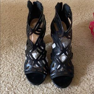 *SOLD* Black heels by Bamboo